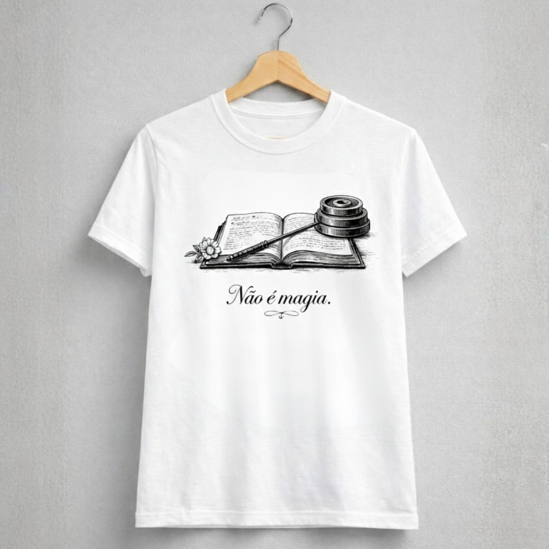 Camiseta Baby Long Feminina BRUMI – Não é Magia (BK027)