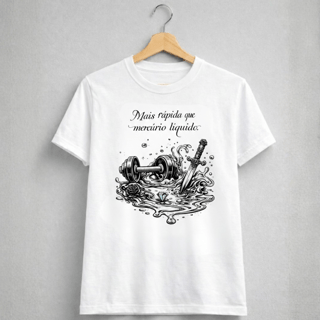 Camiseta Baby Long Feminina BRUMI – Mais Rápida que Mercúrio Líquido (BK038)