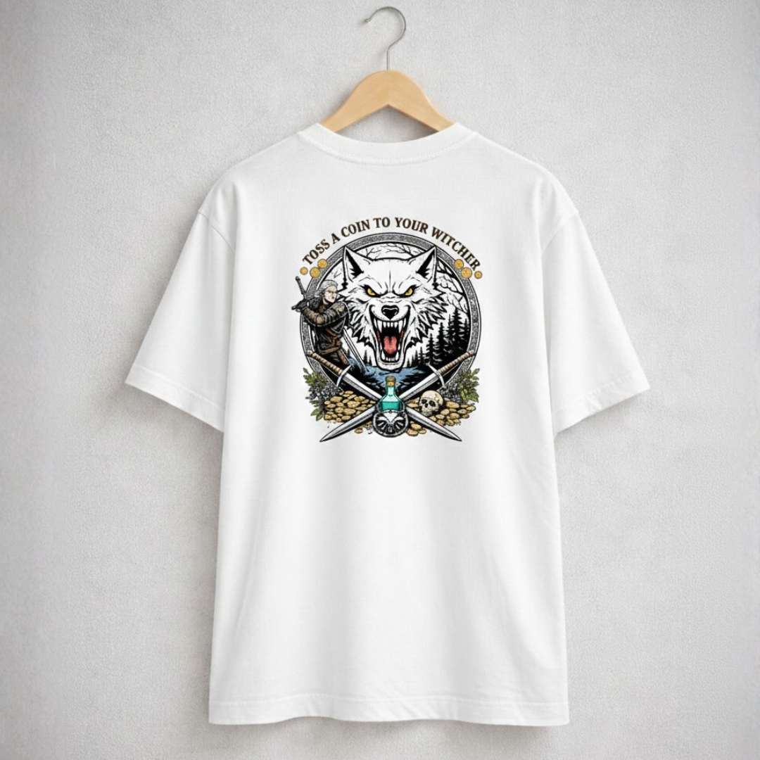 Camiseta Oversized BRUMI — Witcher (BK029)