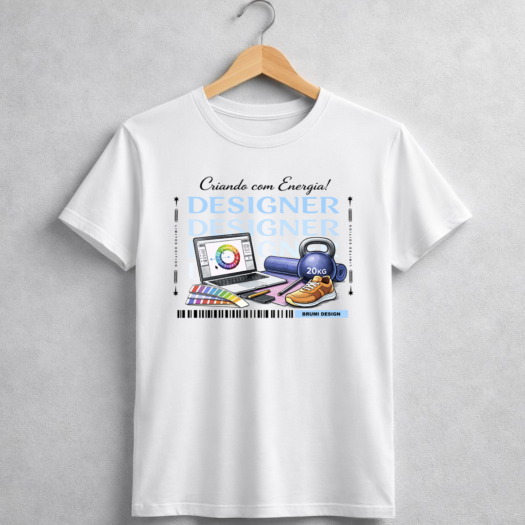 Camiseta BRUMI – Designer: Criando com Energia (BK054)