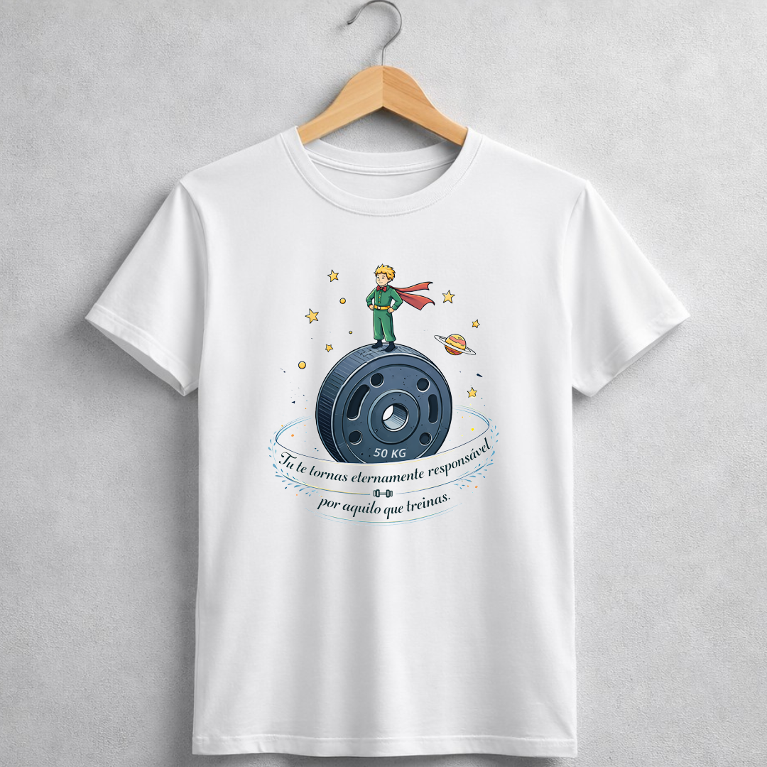 Camiseta BRUMI – Tu Te Tornas Eternamente Responsável por Aquilo que Treinas (BK093)