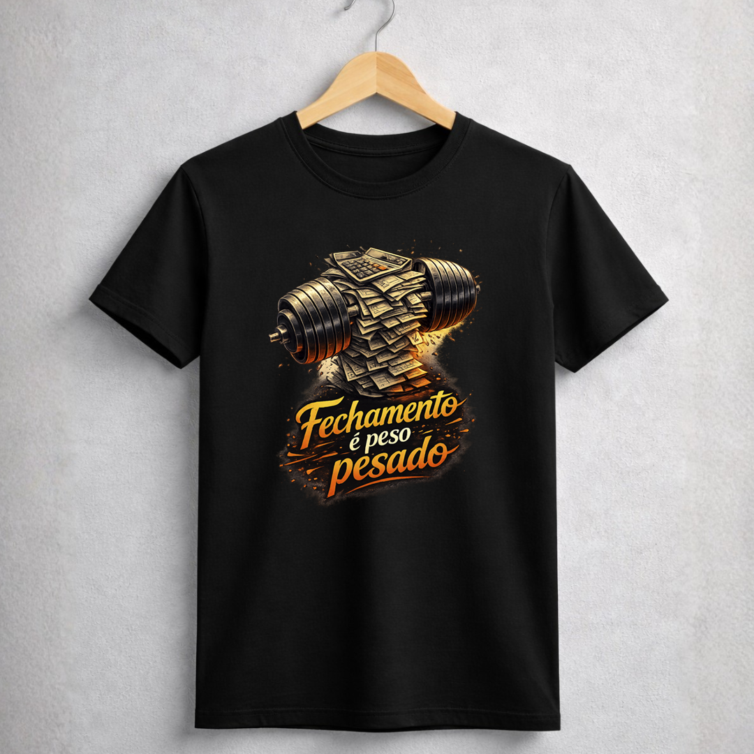 Camiseta BRUMI — Fechamento É Peso Pesado (BK103)