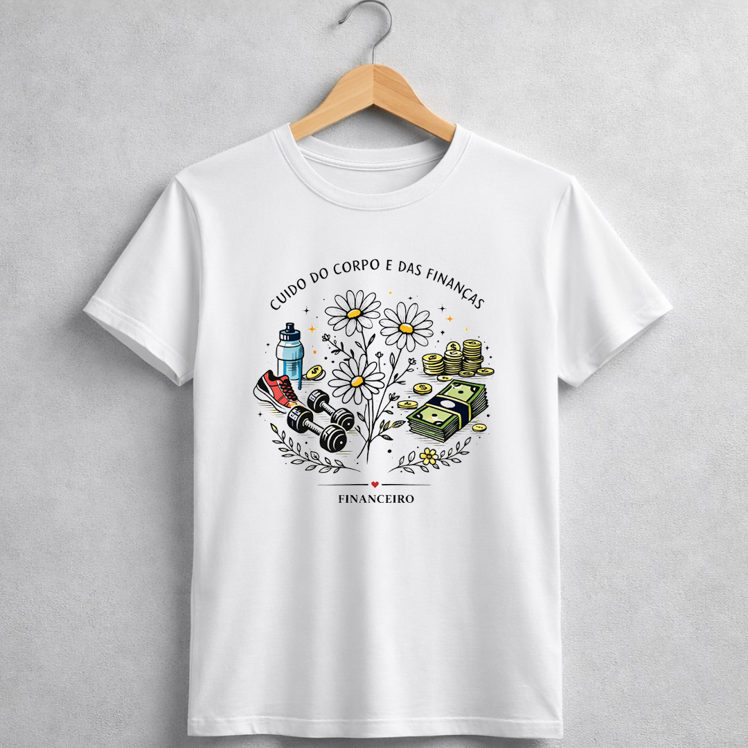 Camiseta BRUMI – Cuido do Corpo e das Finanças (BK104)