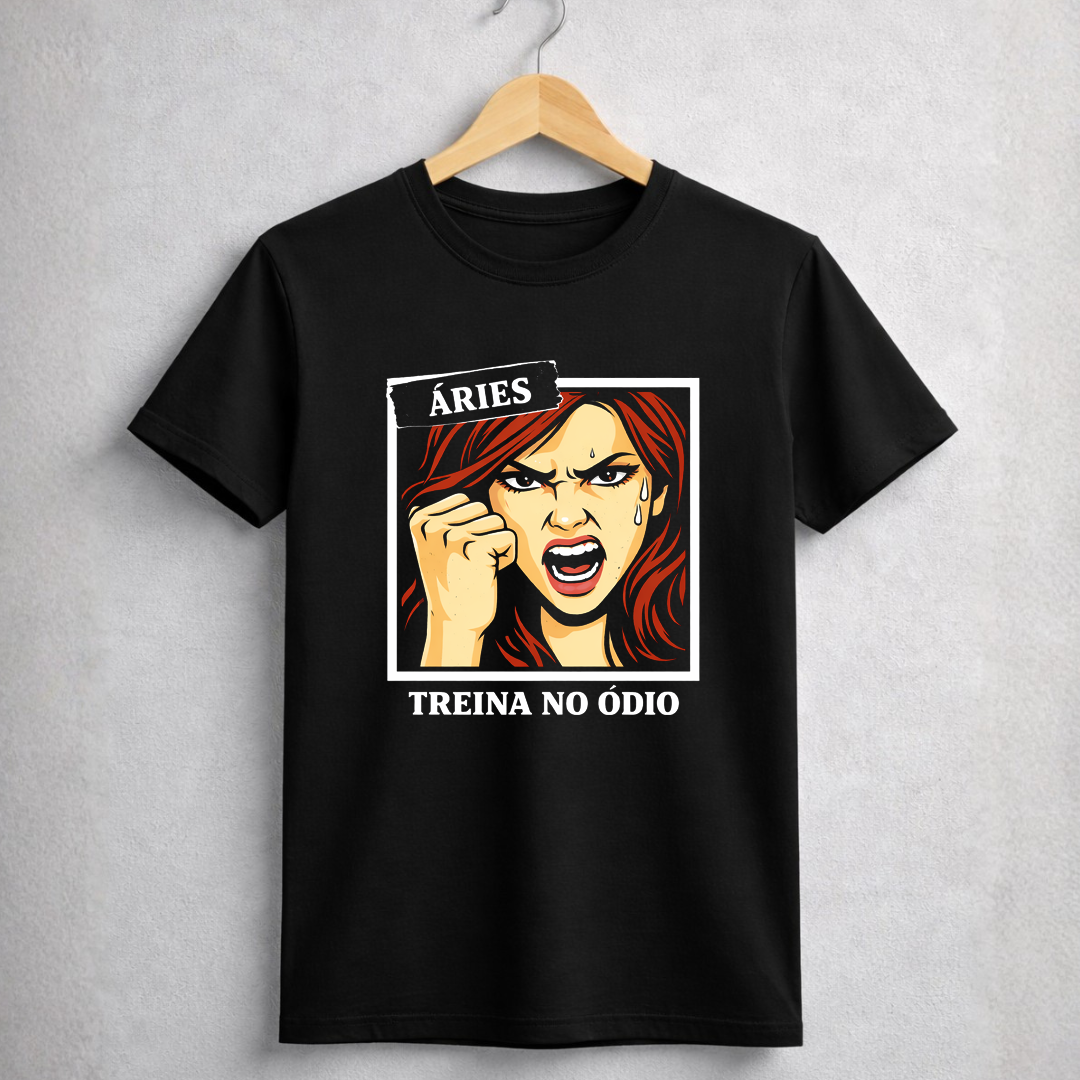 Camiseta BRUMI – Áries: Treina no Ódio (BK107)