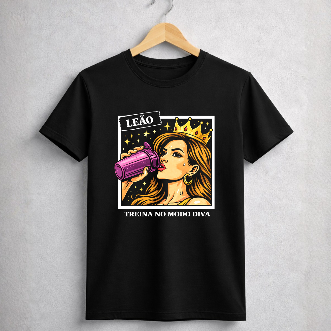 Camiseta BRUMI – Leão: Treina no Modo Diva (BK110)