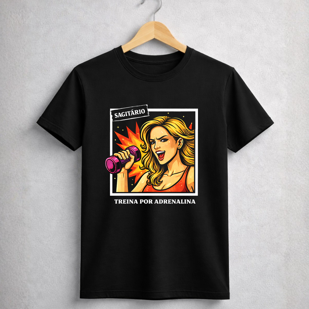 Camiseta BRUMI – Sagitário: Treina por Adrenalina (BK115)