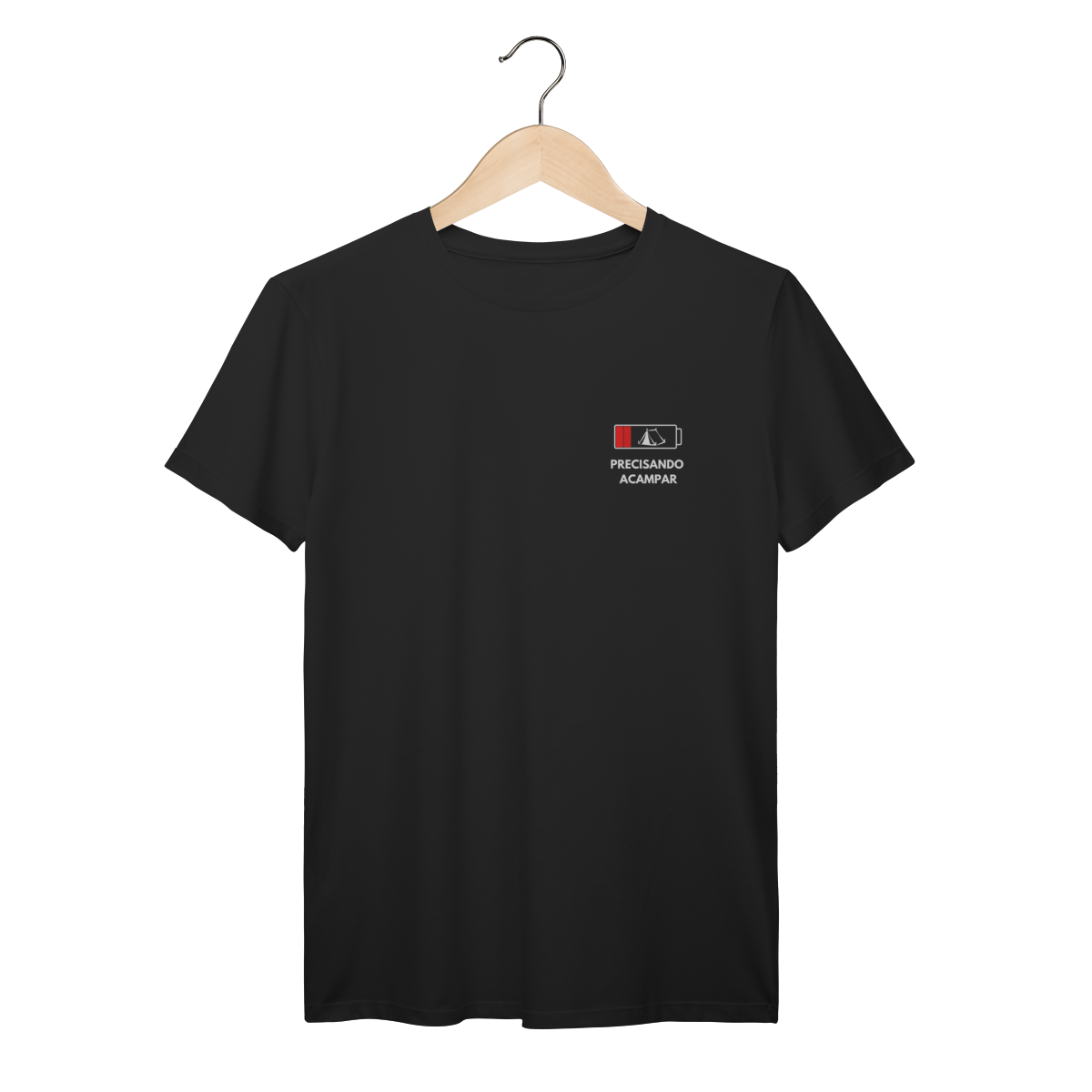 T-Shirt Precisando Acampar