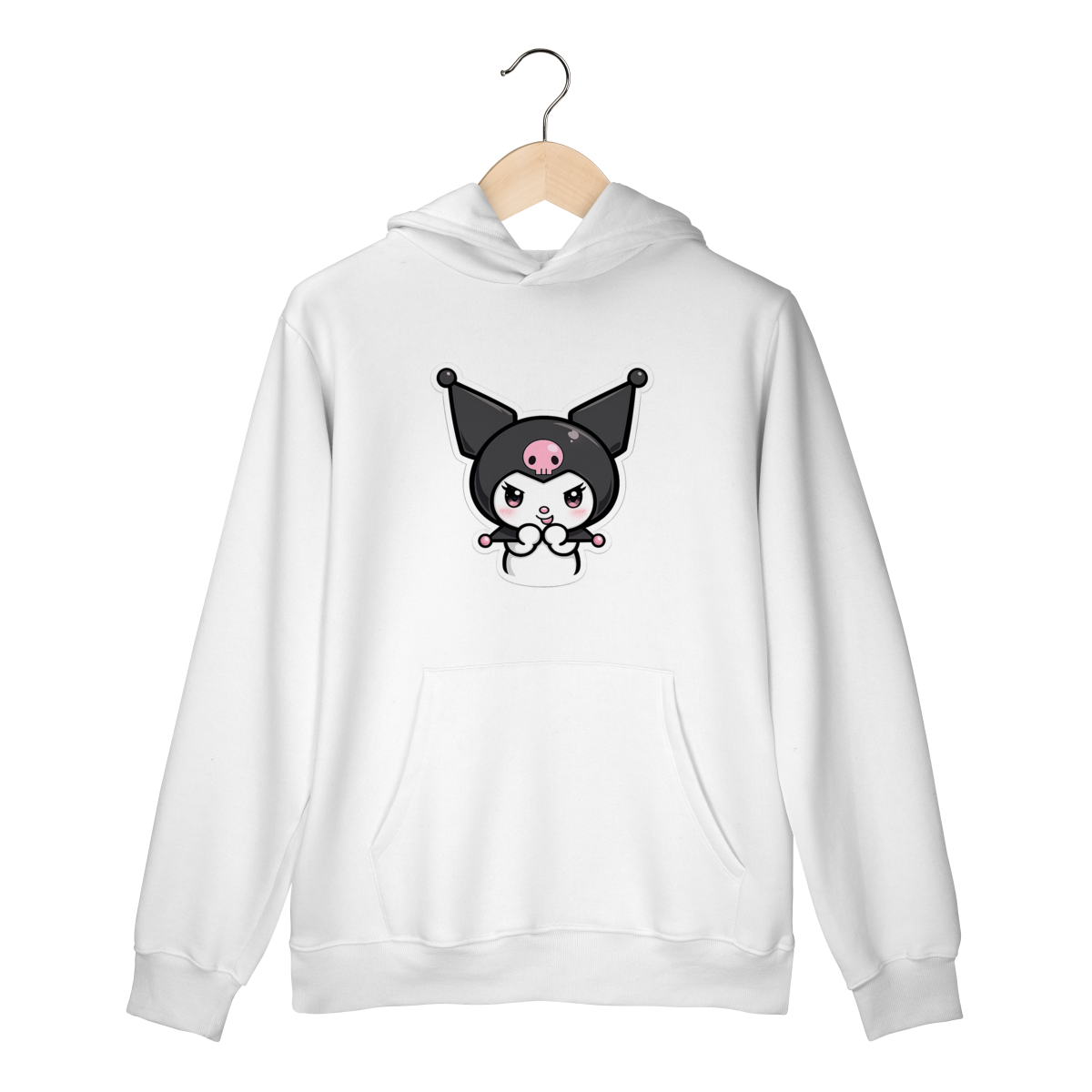 Nome do produto: Moletom Canguru - KUROMI