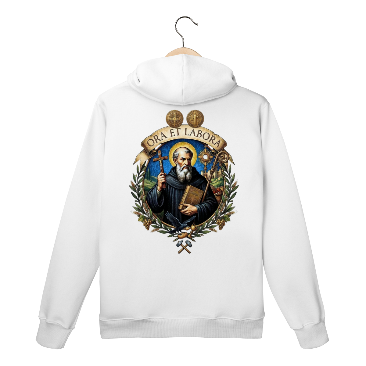 Moletom Canguru Algodão Prime — Ora et Labora