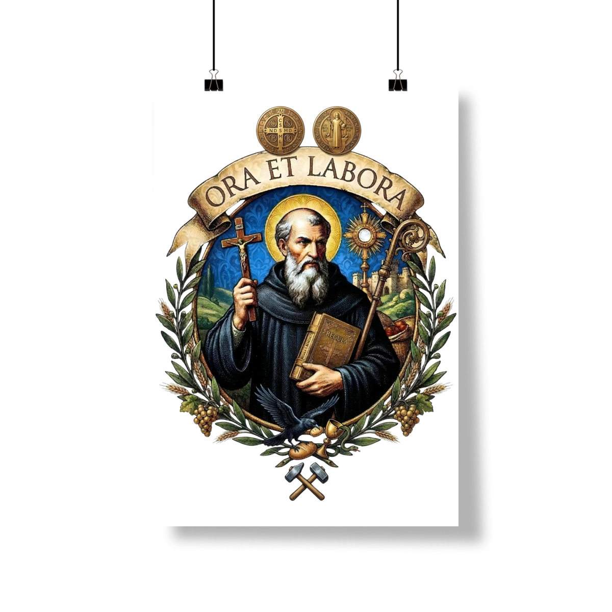 Quadro Canvas — Ora et Labora