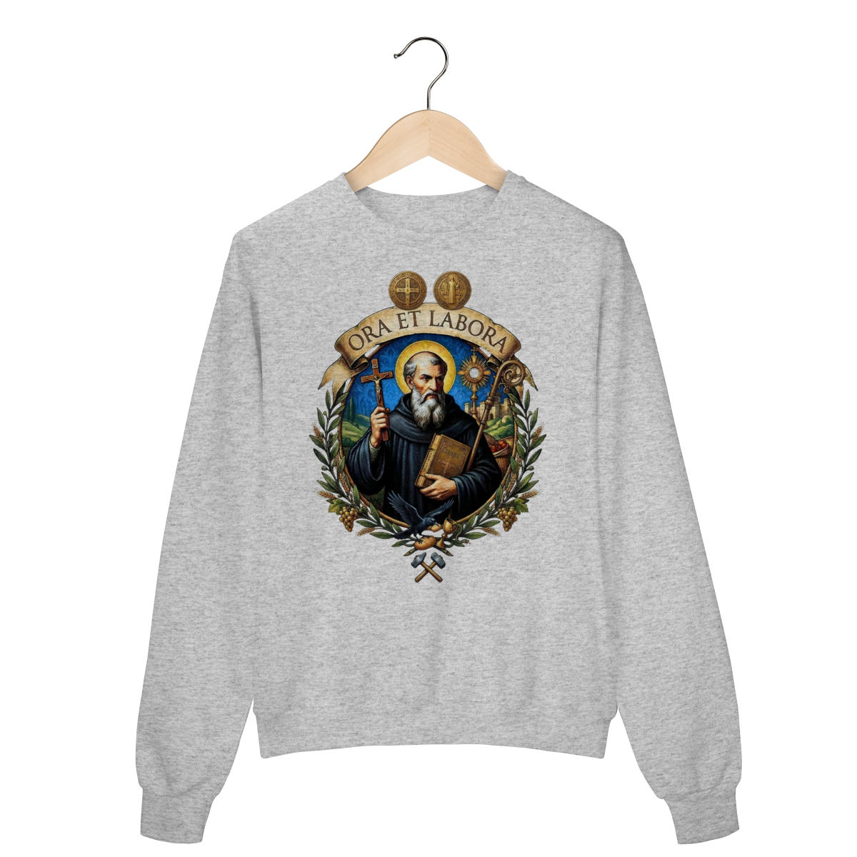 Moletom Fechado Algodão Prime — Ora et Labora