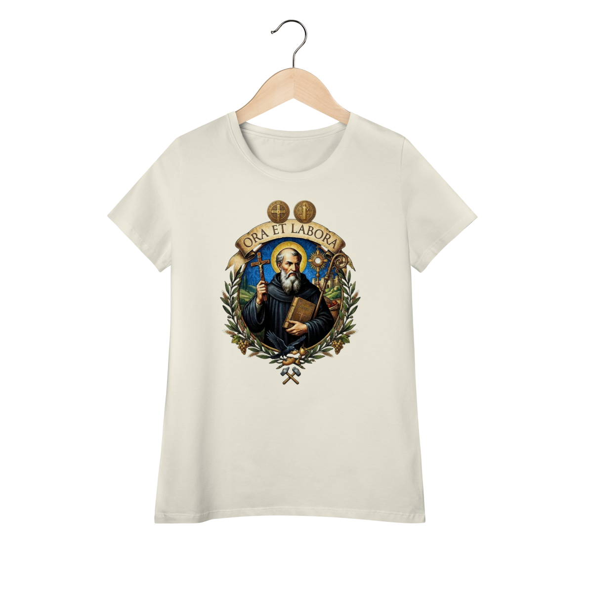 Baby Look Feminina Algodão Pima — Ora et Labora