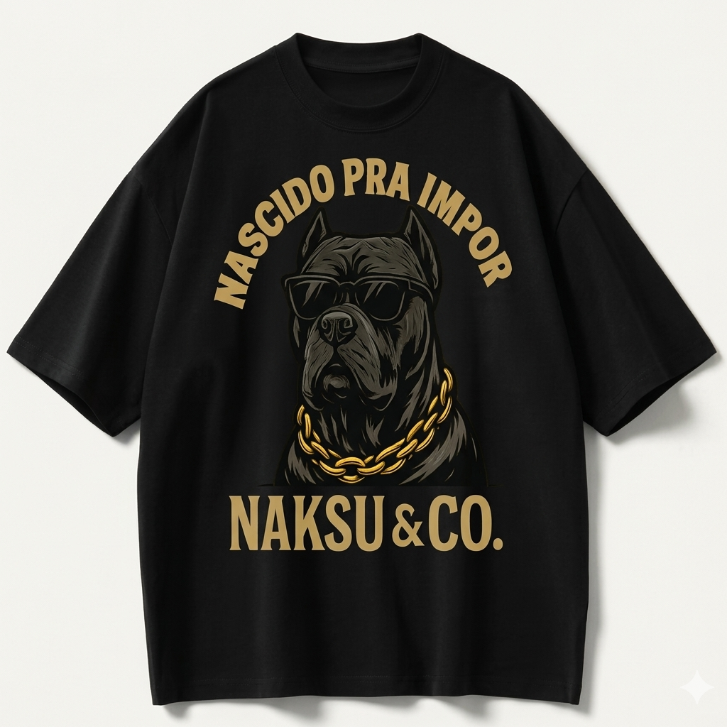 CAMISA Naksu Gold Boss – Nascido Pra Impor