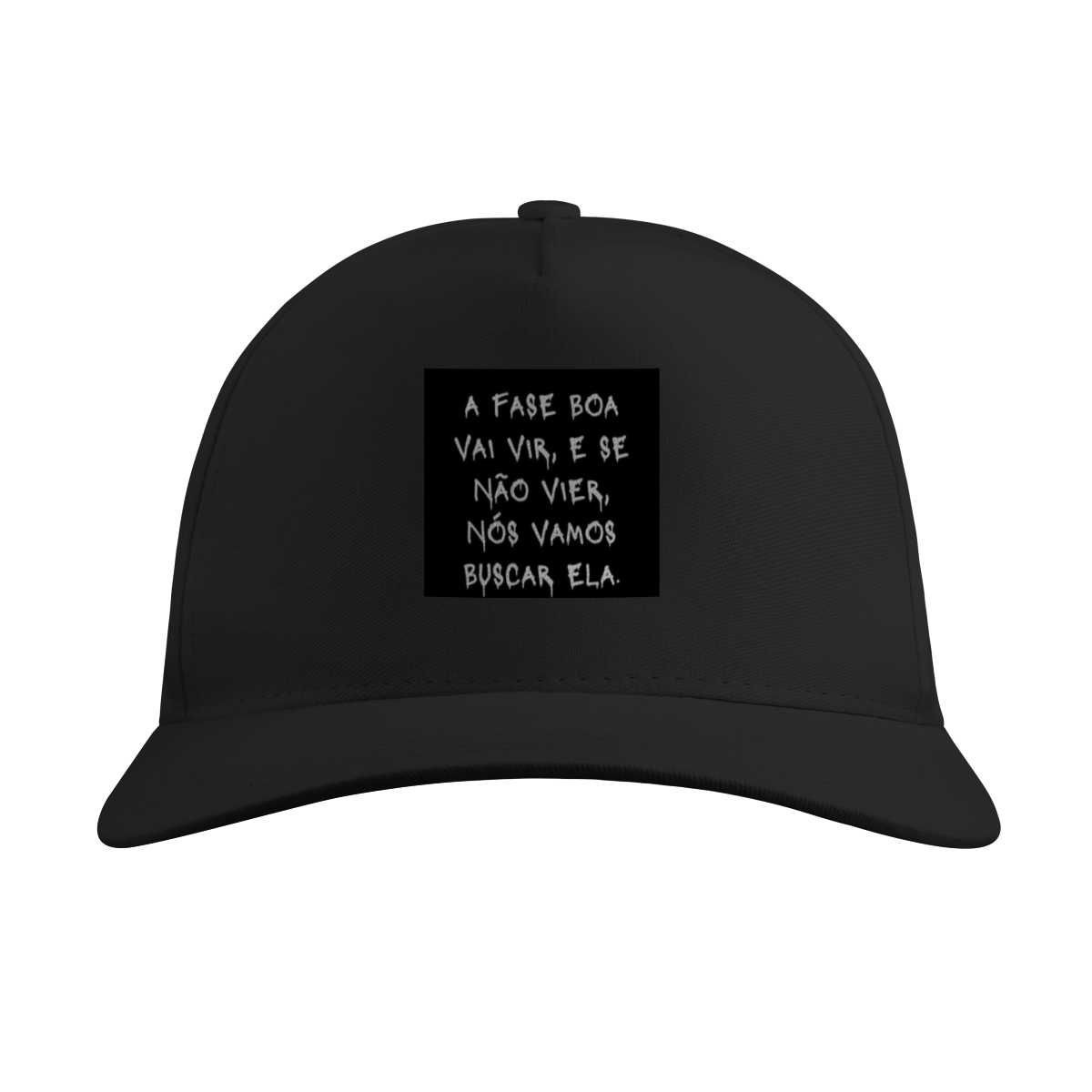 Bone periférico com frase na frente