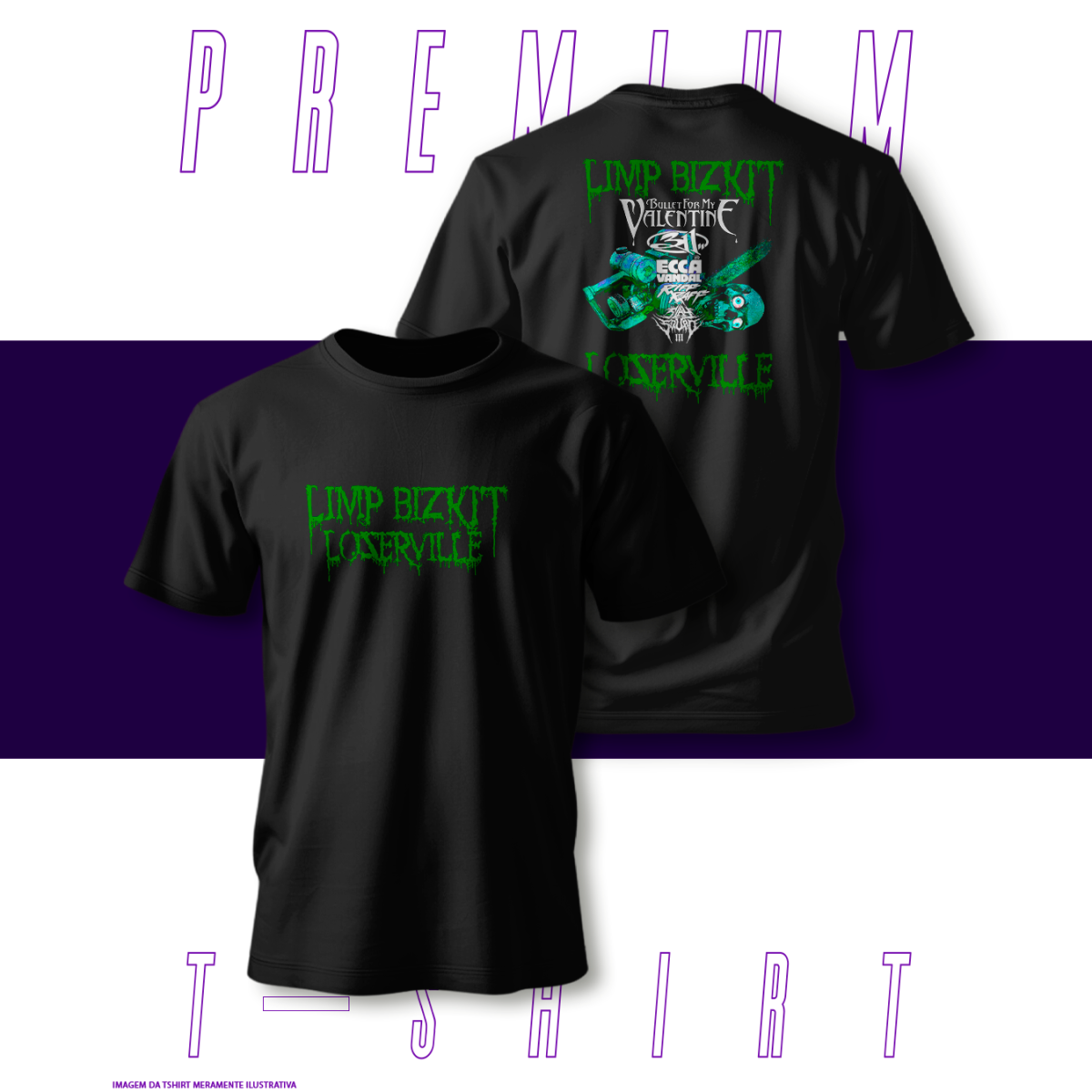 Camiseta Premium - LimpBizkit Lozerville Tour 2025