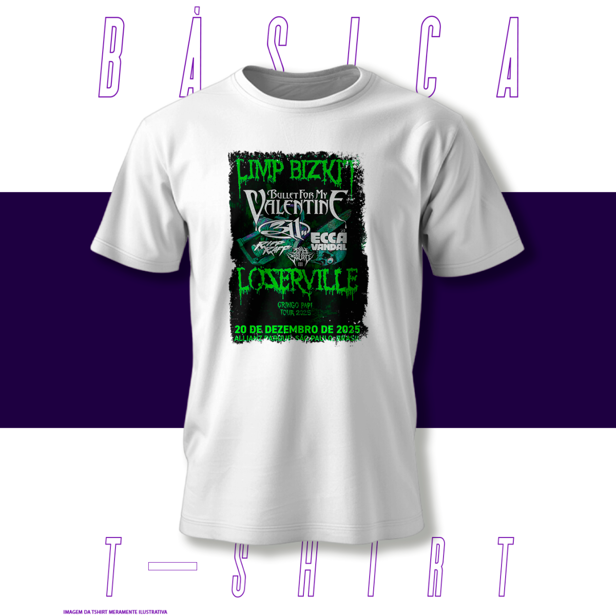 Camiseta Básica - Limpbizkit