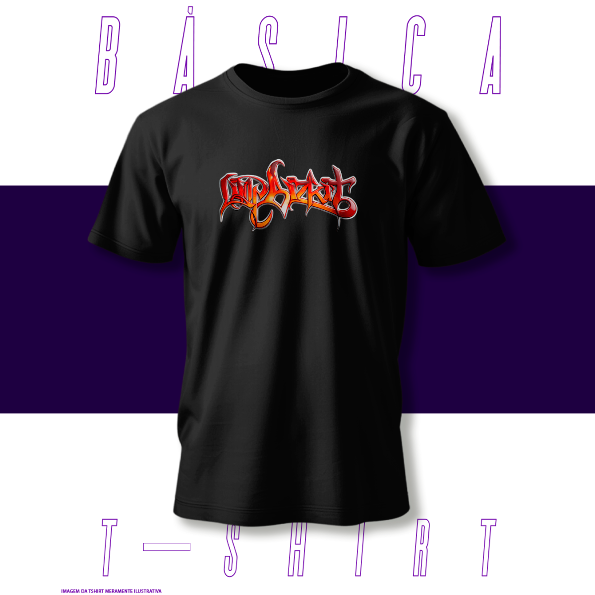 Nome do produto: Camiseta Básica - LimpBizkit