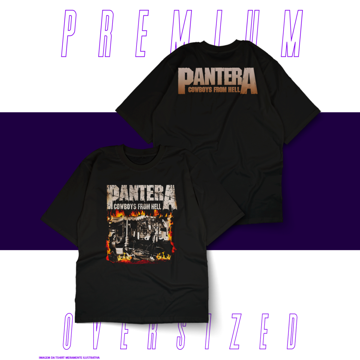 Oversized Unissex - Pantera