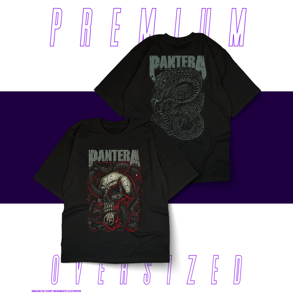 Oversized Unissex - Pantera