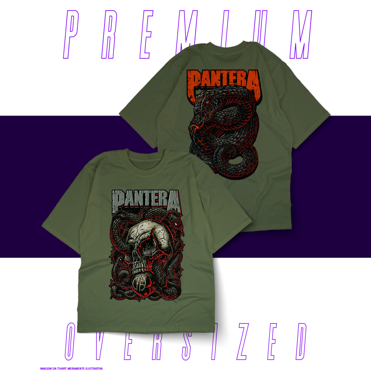 Oversized Unissex - Pantera