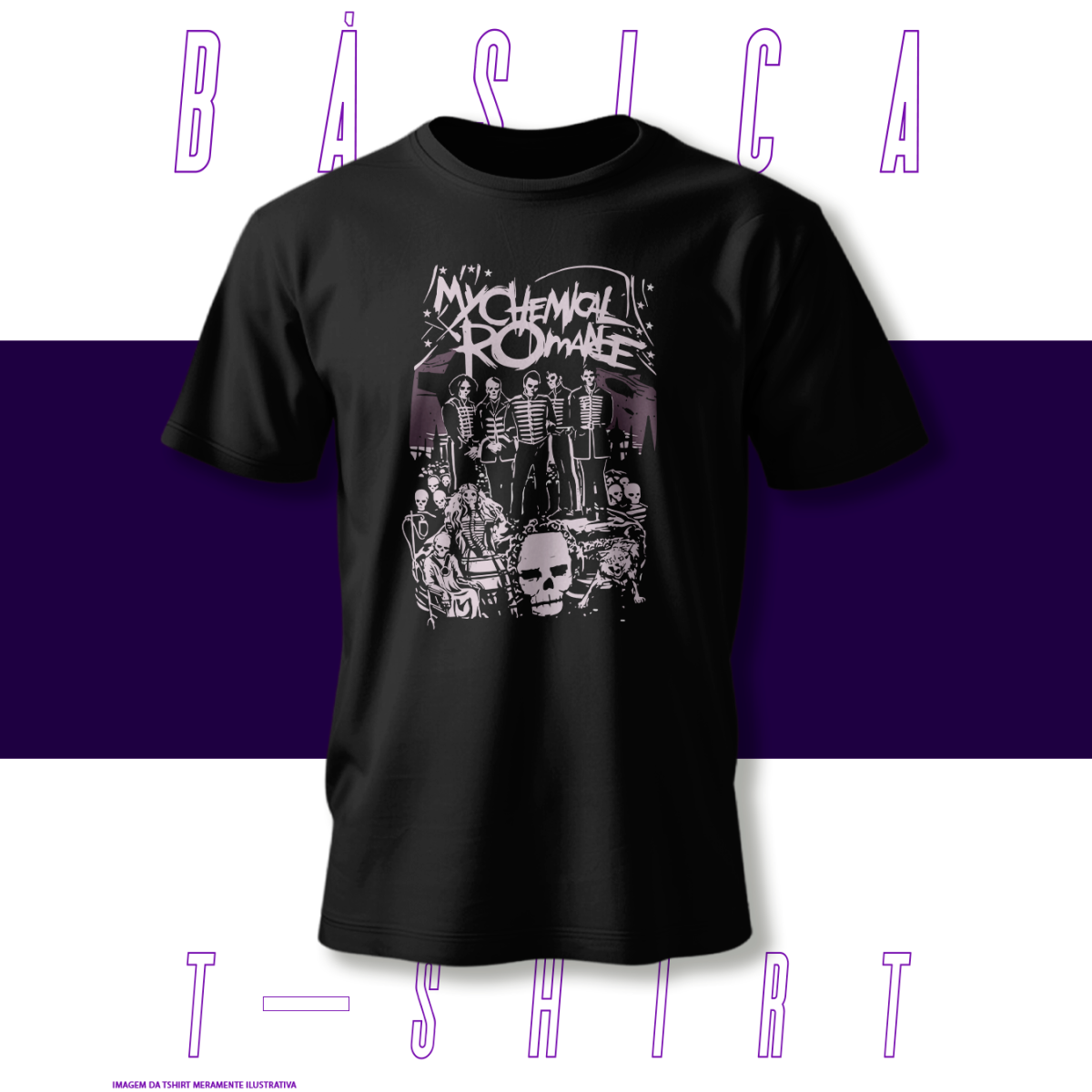 Camiseta Básica - My Chemical Romance