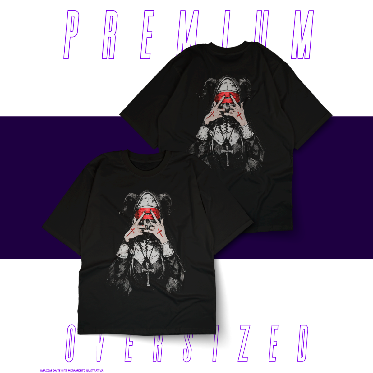 Nome do produto: Satanic Goat Devil Dark Demon 