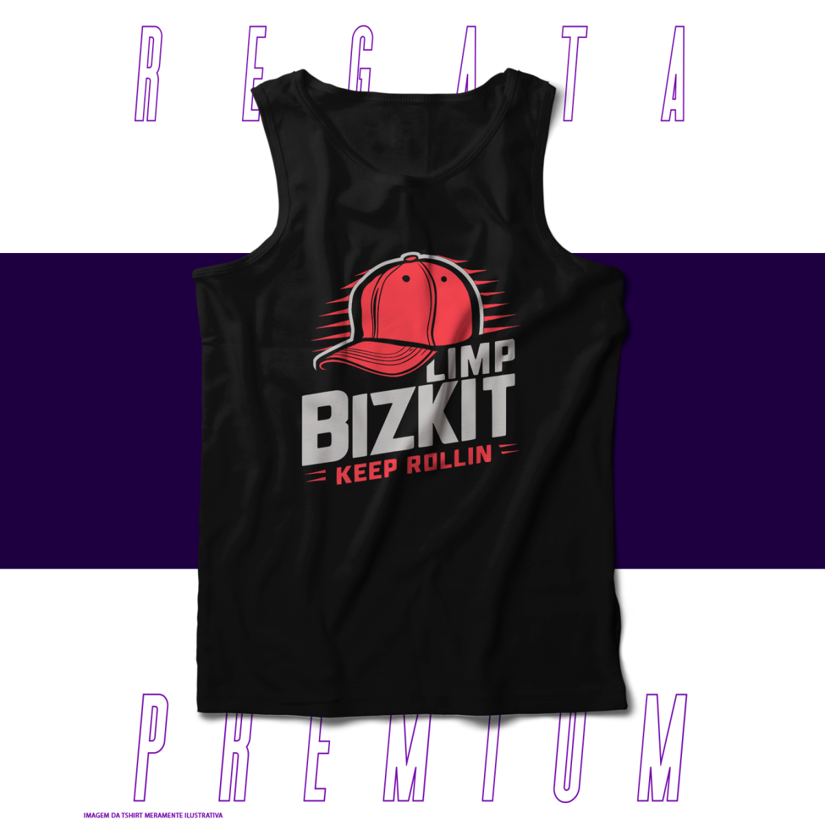 Nome do produto: Regata Premium  - Limpbizkit