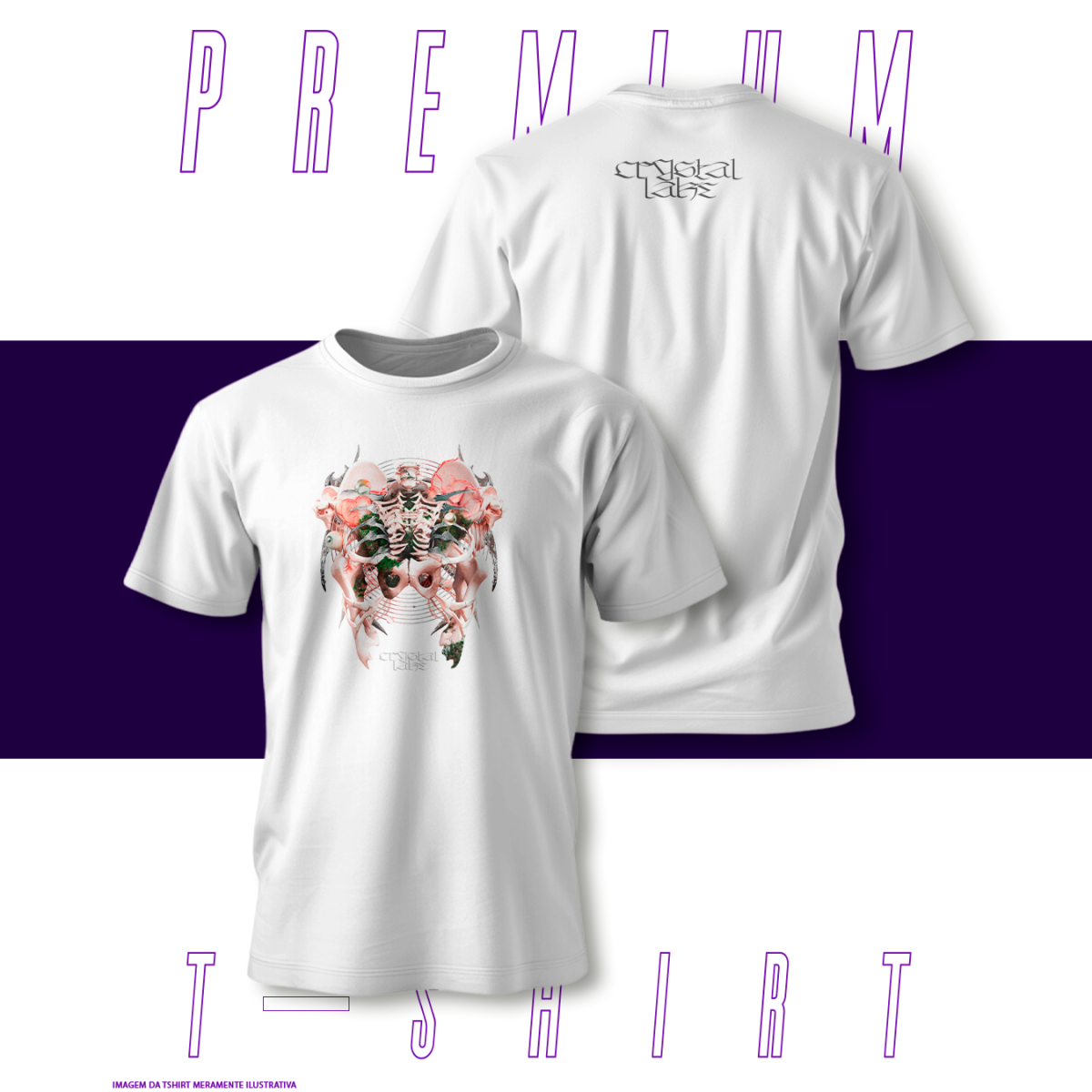 Nome do produto: Camiseta Premium - Crystal Lake