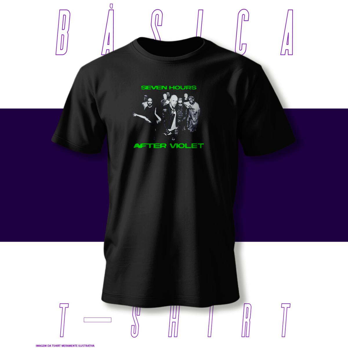 Camiseta Básica - Seven Hours After Violet 