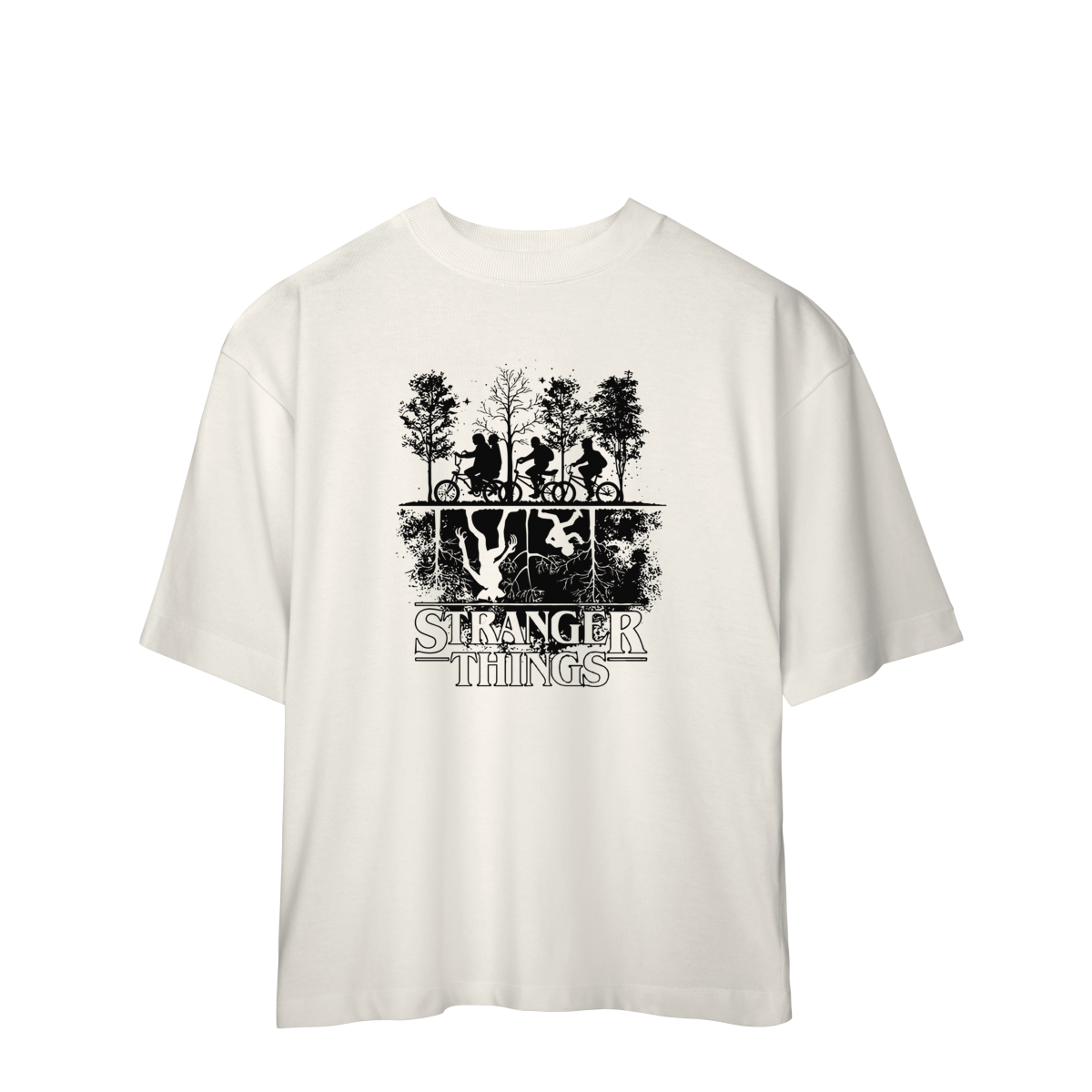 CAMISA OVERSIZED - MUNDO INVERTIDO | STRANGER THINGS