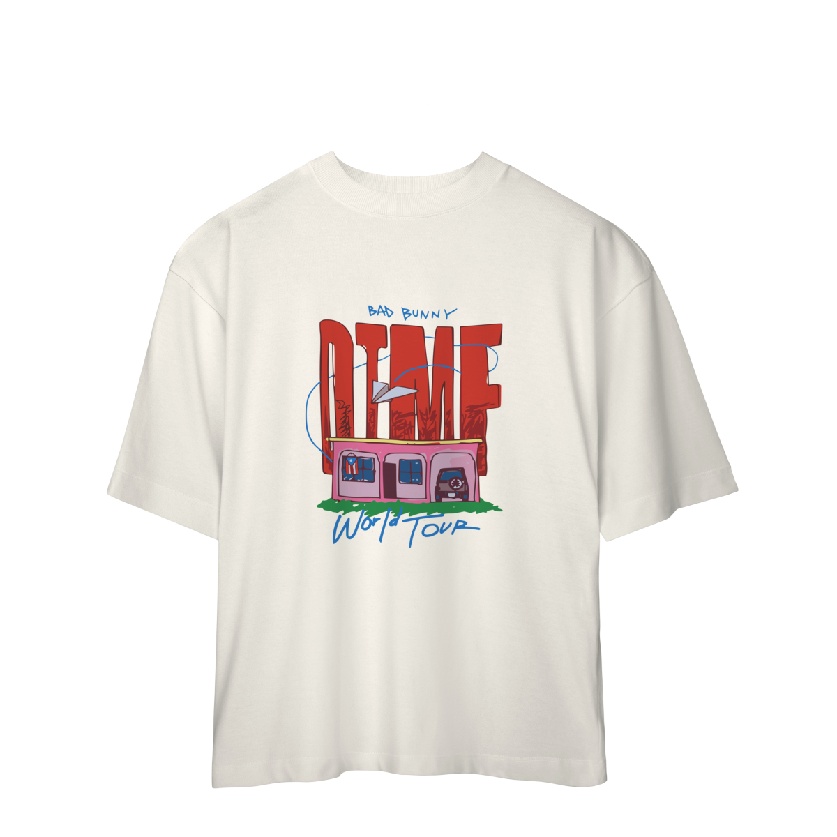 CAMISA OVERSIZED - DTMF WORLD TOUR | BAD BUNNY
