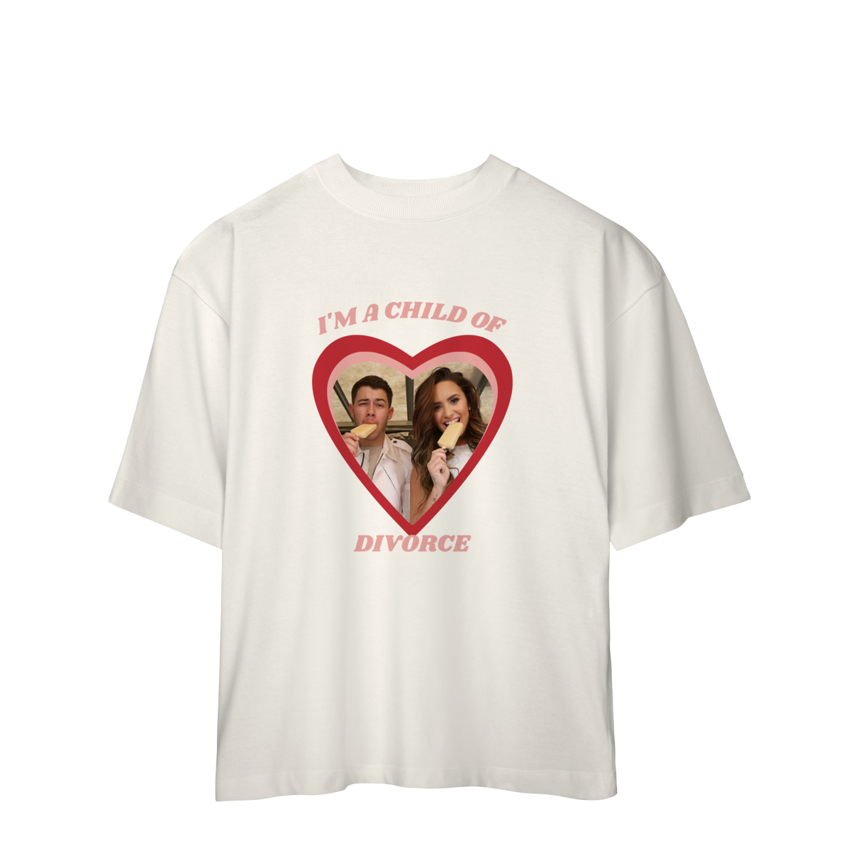 CAMISA OVERSIZED - CHILD OF DIVORCE NICK & DEMI LOVATO | JONAS BROTHERS