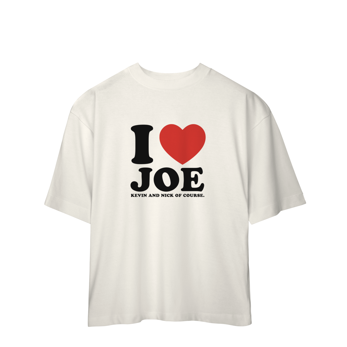 CAMISA OVERSIZED - I LOVE JOE | JONAS BROTHERS