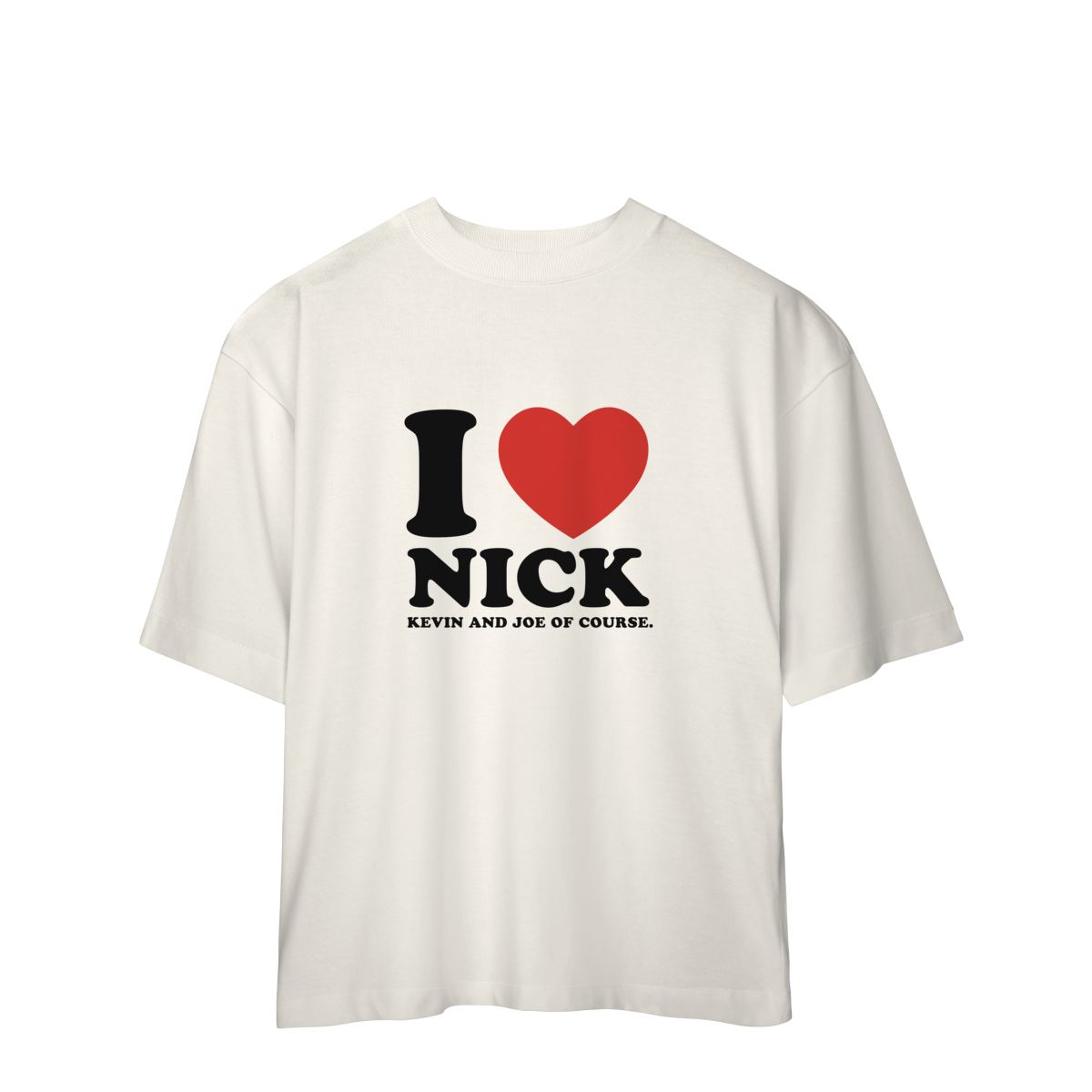 CAMISA OVERSIZED - I LOVE NICK | JONAS BROTHERS