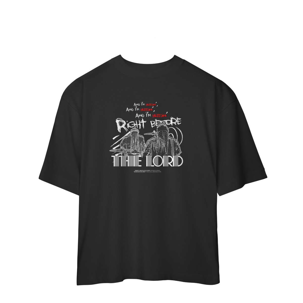 CAMISA OVERSIZED - SEVEN NATION ARMY | TWENTY ONE PILOTS