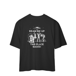 CAMISA OVERSIZED - THIS PLACE SUCKS | STRANGER THINGS