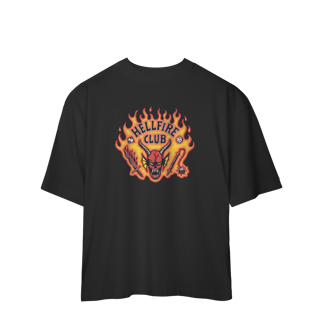 CAMISA OVERSIZED - HELLFIRE CLUB | STRANGER THINGS