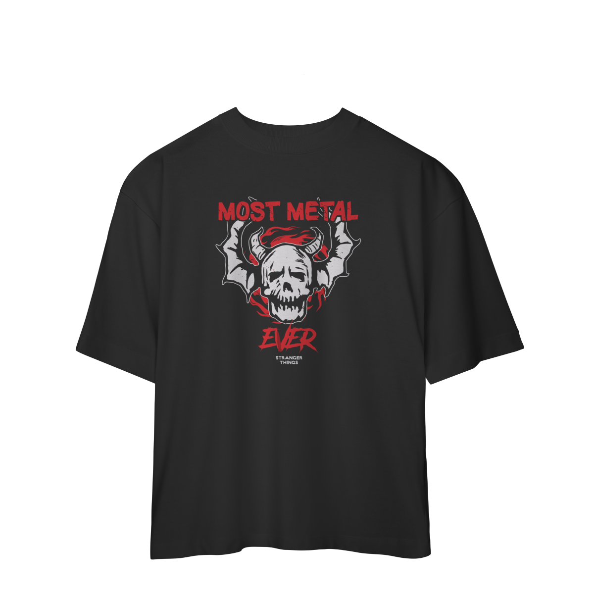 CAMISA OVERSIZED - MOST METAL EVER | STRANGER THINGS