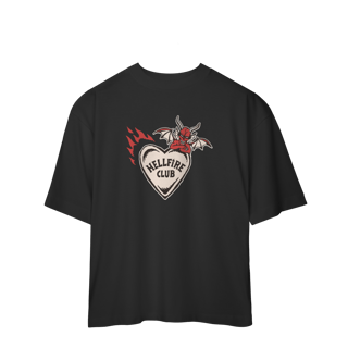 CAMISA OVERSIZED - HELLFIRE CLUB DEVIL | STRANGER THINGS