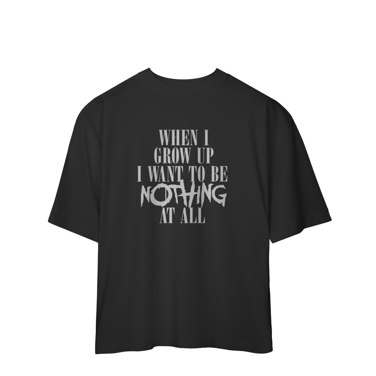 CAMISA OVERSIZED - NOTHING AT ALL | MY CHEMICAL ROMANCE