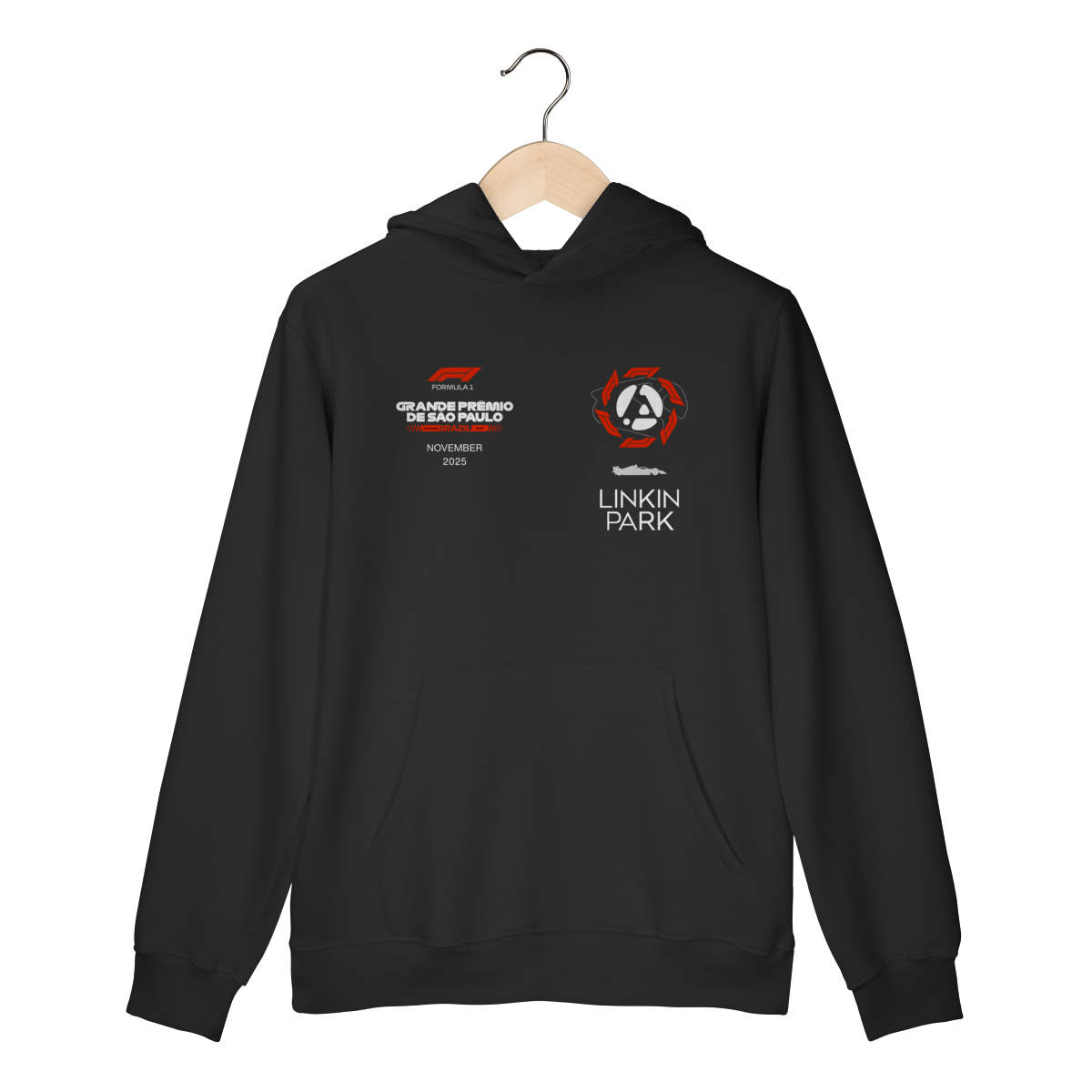 MOLETOM CANGURU - GRANDE PRÊMIO DE SÃO PAULO | F1 LINKIN PARK