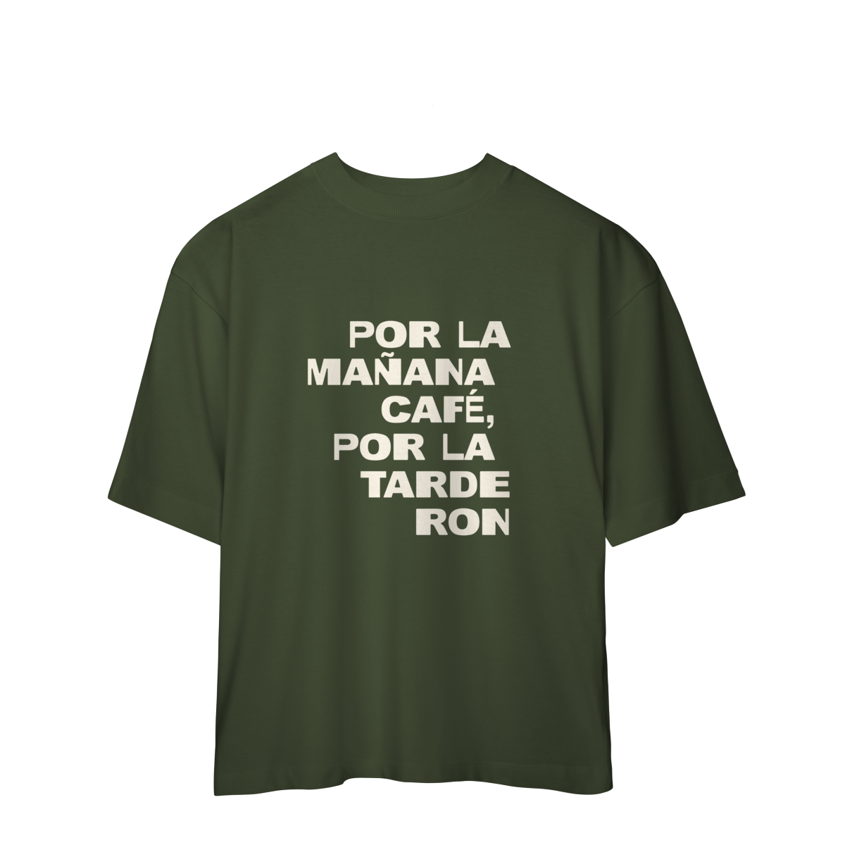 CAMISA OVERSIZED - CAFÉ & RON | BAD BUNNY