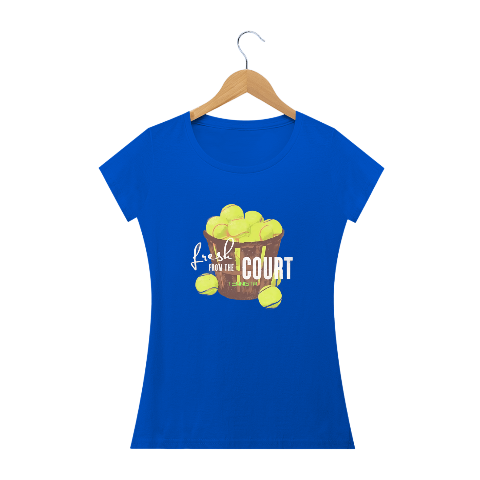 Nome do produto: CAMISETA BABY LONG FRESH FROM THE COURT TENNISTA