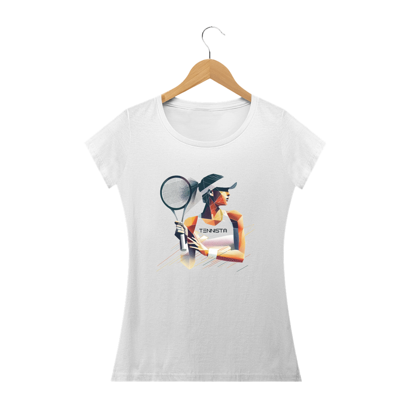 Nome do produto: CAMISETA BABY LOOK \'TENNISTA PRO\'