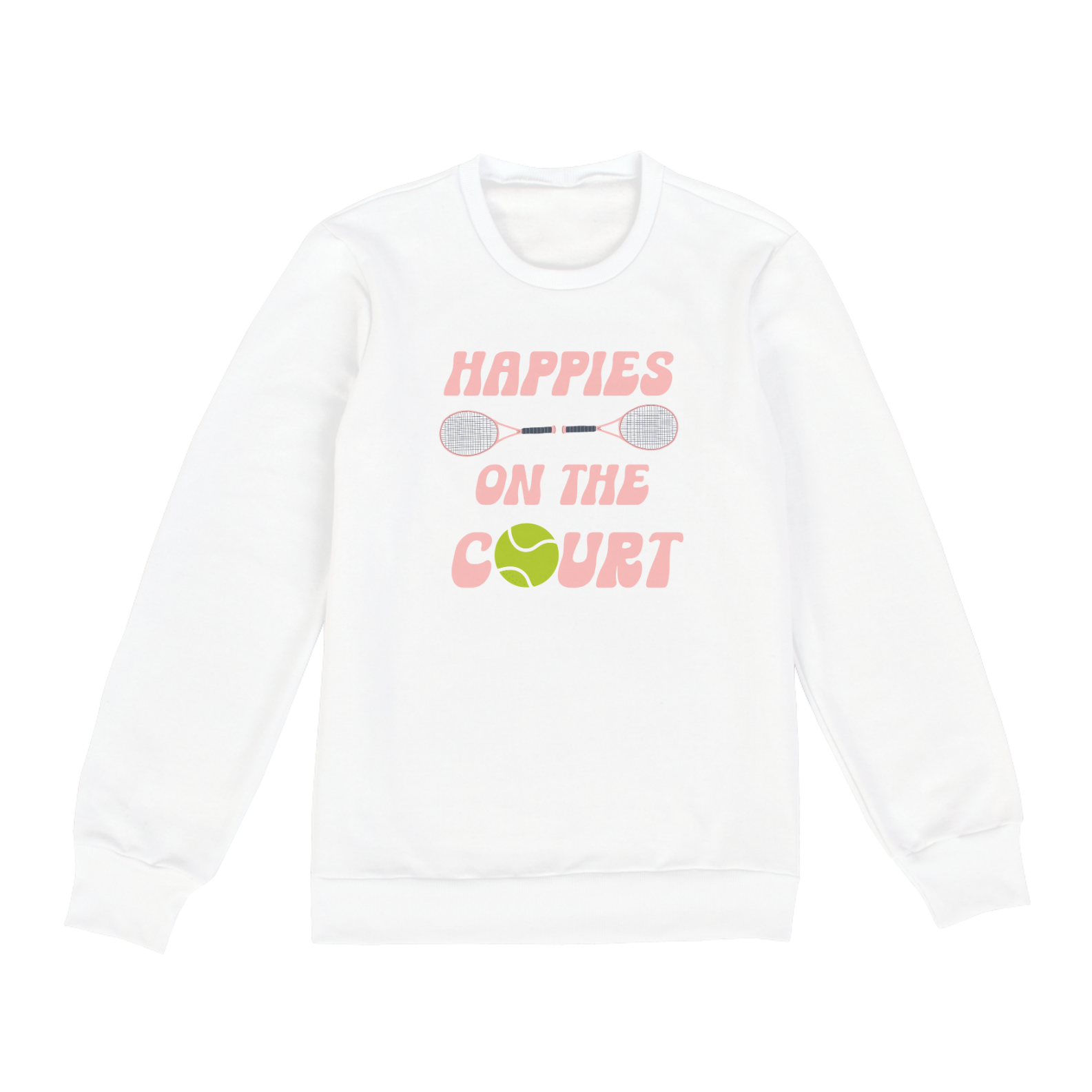 Nome do produto: MOLETOM TENNISTA \'HAPPIES ON THE COURT\'