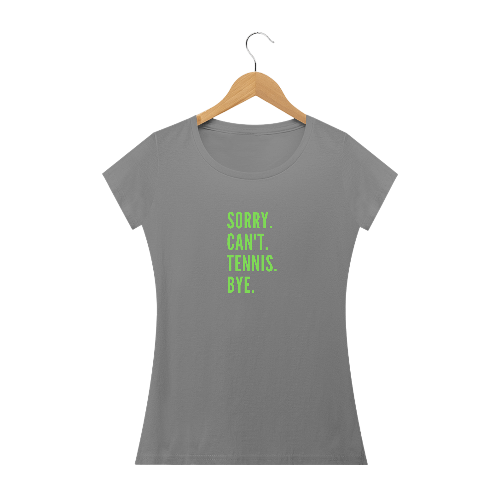 Nome do produto:  CAMISETA BABY LOOK SORRY, CAN\'T TENNIS BYE