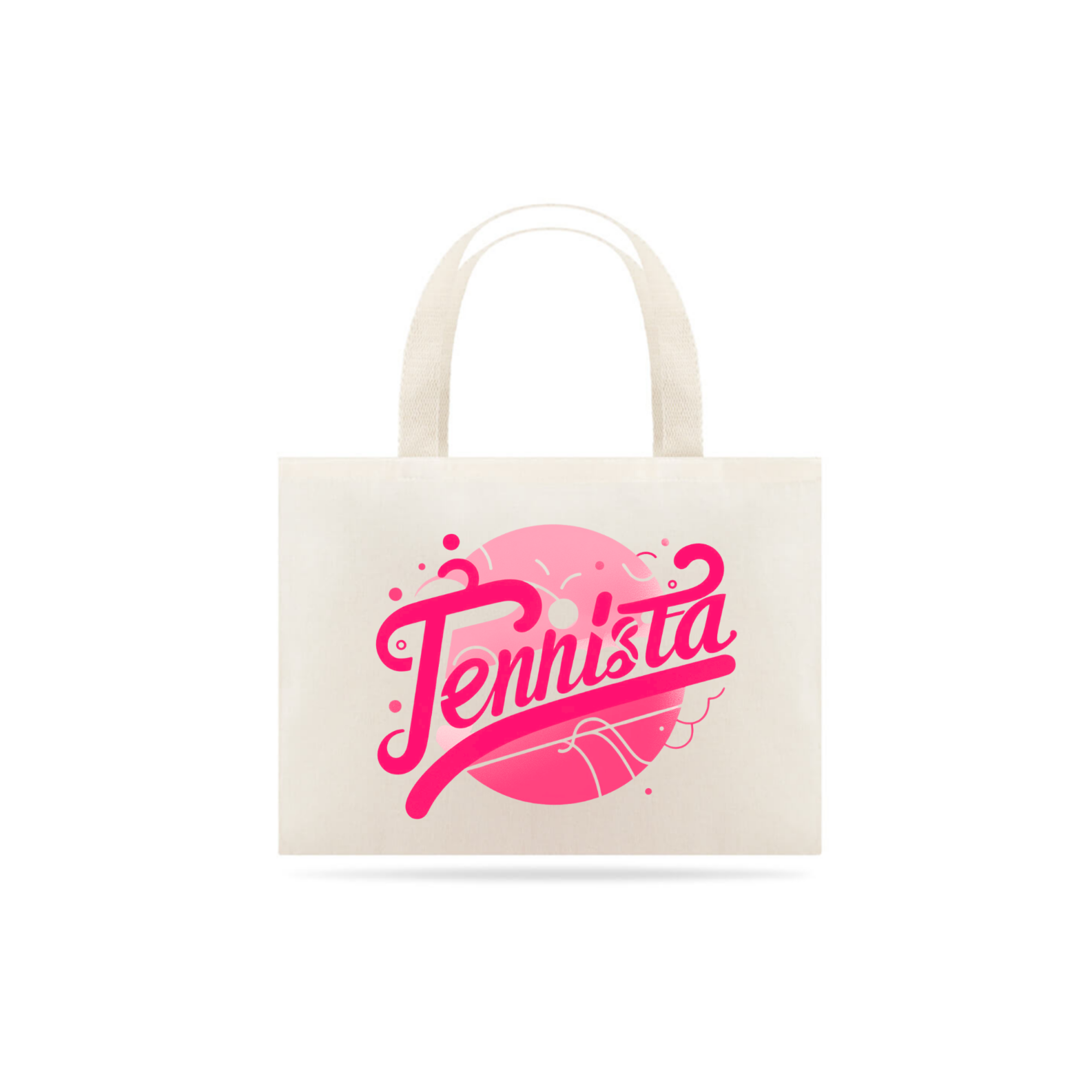 Nome do produto: SACOLA ECOBAG \'TENNISTA BARBIE\'
