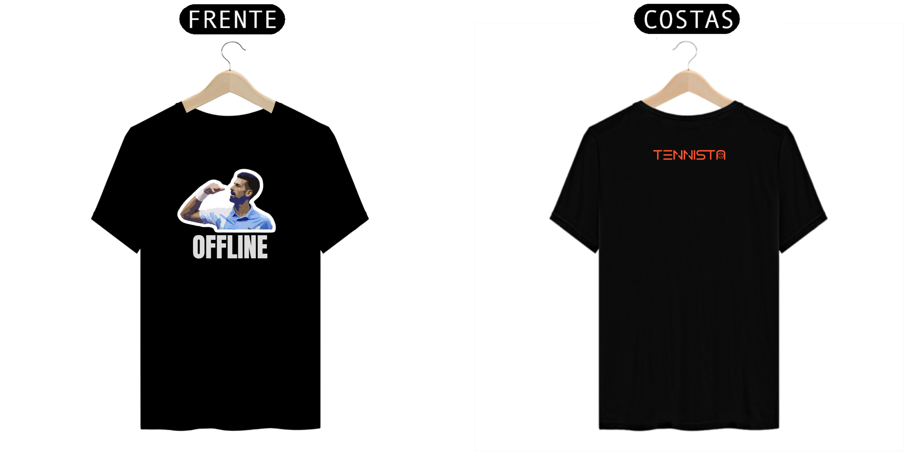 Nome do produto: CAMISETA \'OFFLINE\' NOVAK