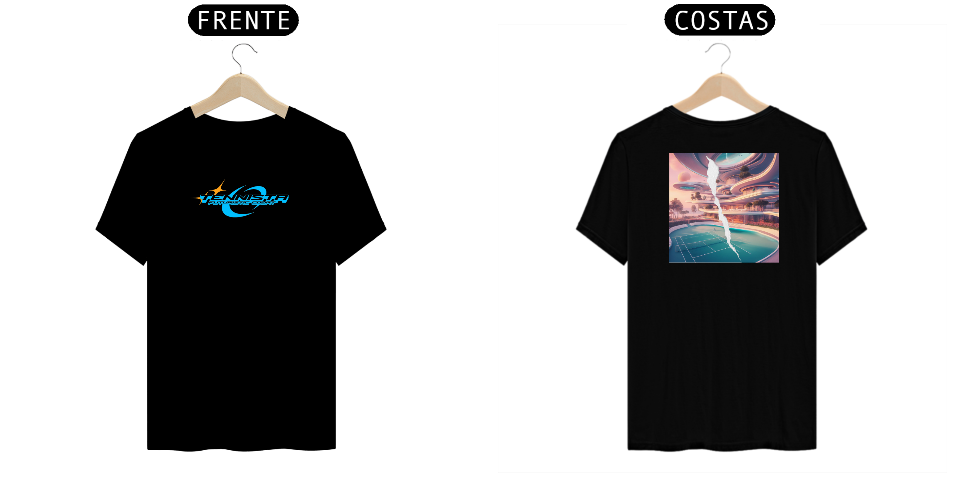 Nome do produto: CAMISETA TENNISTA \'FUTURISTIC COURT\'