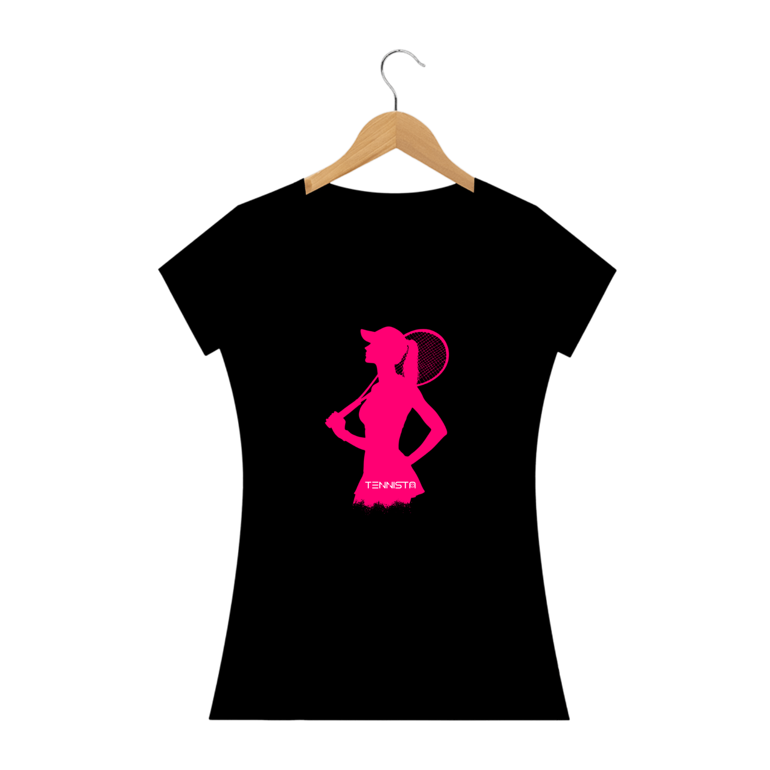 Nome do produto: CAMISETA BABY LONG PINK TENNISTA